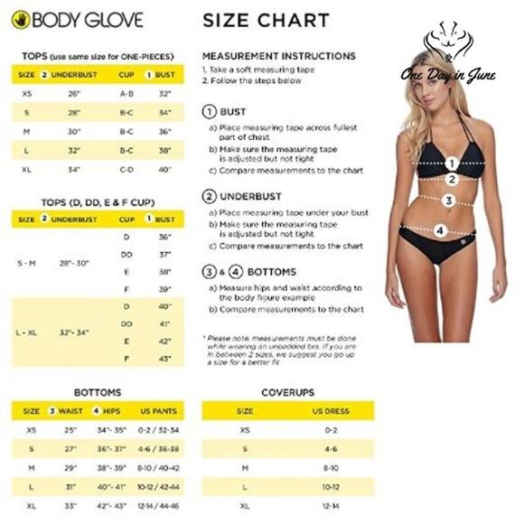 Body Glove Smoothies Ruby Bikini Bottom Swimsuit Size XS - Picture 3 of 5